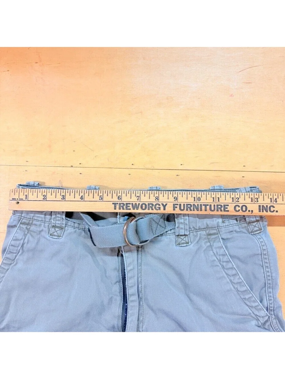 Abercrombie & Fitch Cargo Shorts Vintage 90s Y2K Belted Paratrooper 27 Waist